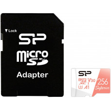 Флеш карта microSD 256GB Silicon Power Superior A1 microSDXC Class 10 UHS-I U3 100/80 Mb/s (SD адаптер) (SP256GBSTXDV3V20SP)