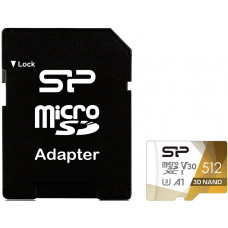 Флеш карта microSD 512GB Silicon Power Superior Pro A1 microSDXC Class 10 UHS-I U3 Colorful 100/80 Mb/s (SD адаптер) (SP512GBSTXDU3V20AB)