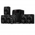 SVEN HT-202, черный, акустическая система 5.1 (мощность (RMS):20Вт+5x16Вт, Bluetooth, FM-тюнер, USB/SD, дисплей, пульт ДУ) (SV-018177)