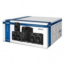 SVEN HT-202, черный, акустическая система 5.1 (мощность (RMS):20Вт+5x16Вт, Bluetooth, FM-тюнер, USB/SD, дисплей, пульт ДУ) (SV-018177)