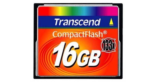 Карта памяти transcend compact flash 16 гб