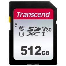 Флеш карта SD 512GB Transcend SDХC UHS-I U3 (TS512GSDC300S)