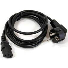 Кабель компьютер-розетка 220V (EURO) |VDE| 3G*0,5mm2 VCOM {CE021-CU} 5м (CE021-CU0.5-5M_222878)